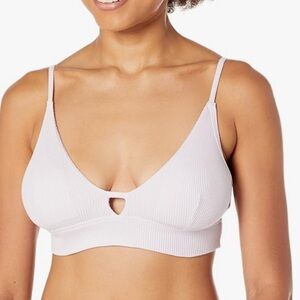 Hanes Women Lilac Waffle Eco Lux-Longline Triangle Bra (DHY204) Size L/D-DD P3/A